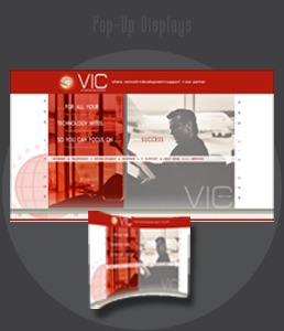 Virtual Interactive Center 10ft Mural Graphics